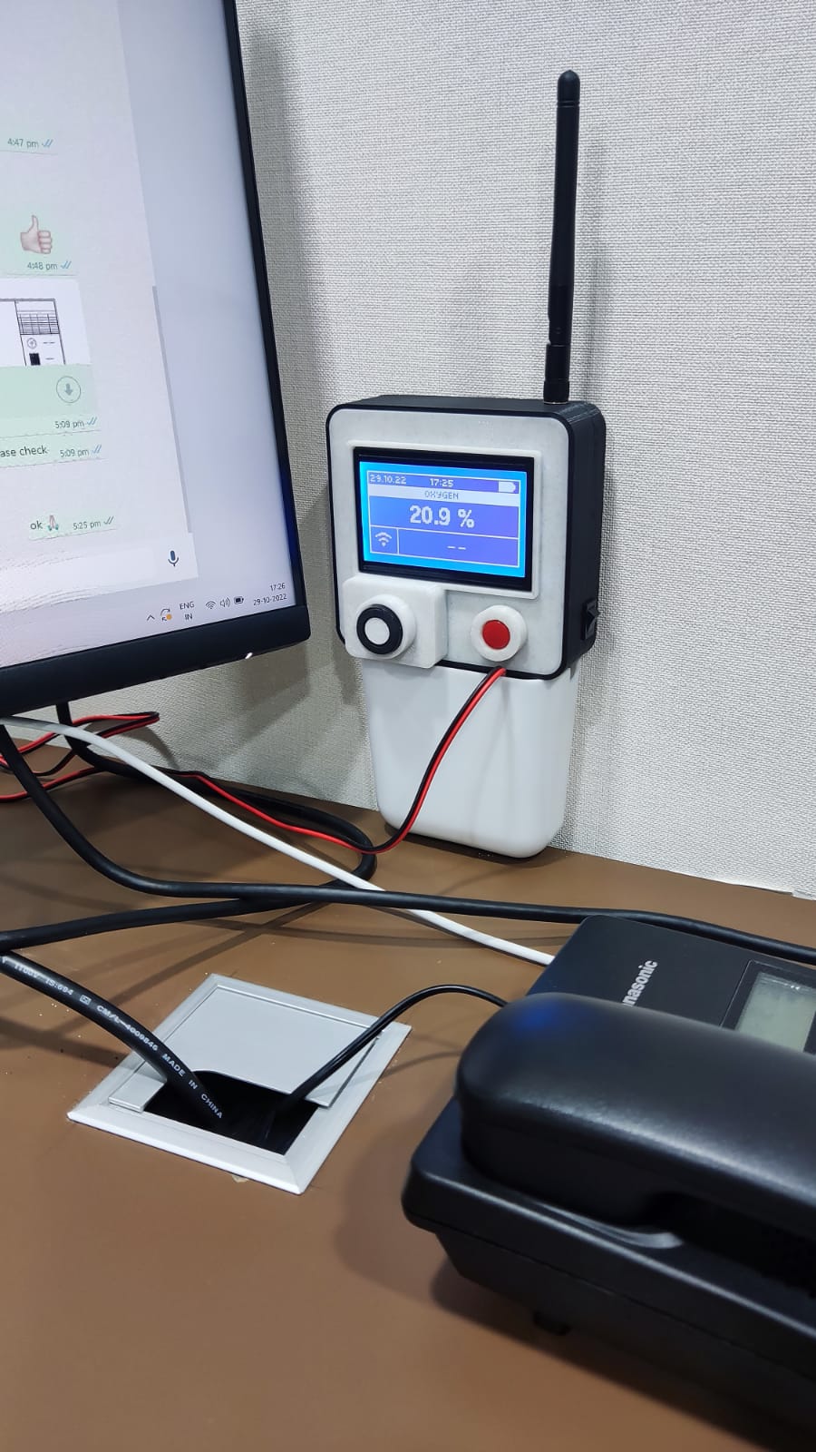 Room Oxygen Monitoring System