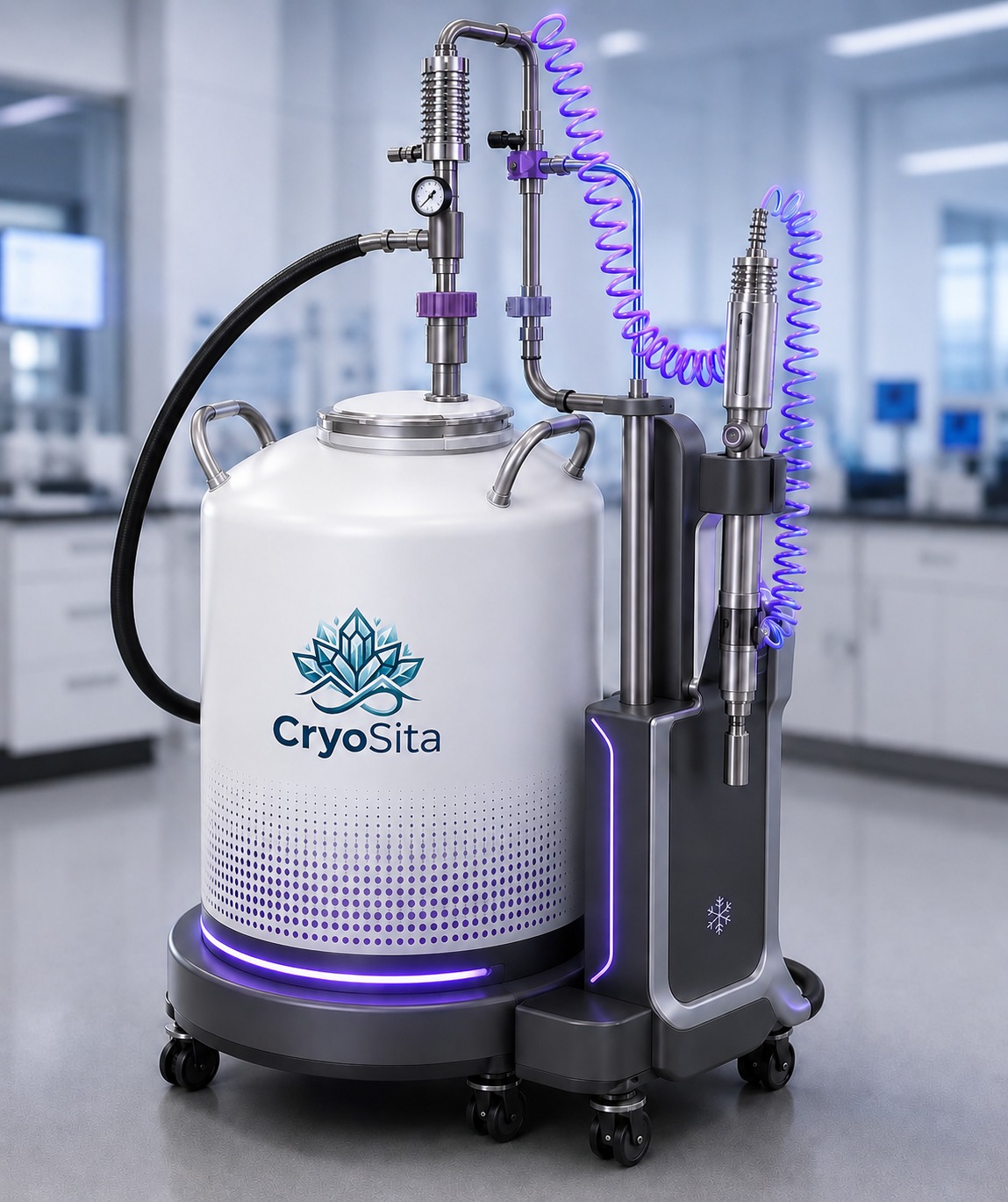 CryoSita Automatic LN₂ Filling Tank